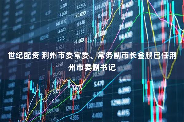 世纪配资 荆州市委常委、常务副市长金鹏已任荆州市委副书记